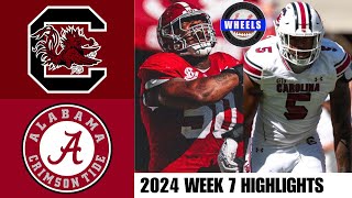 7 Alabama vs South Carolina AMAZING  Full Game Highlights  2024 College Football Highlights [upl. by Maureen]