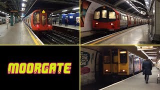 Moorgate Station  Underground and National Rail  London [upl. by Krever195]