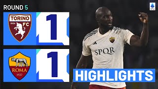 TorinoRoma 11  Zapata and Lukaku score Turin Goals amp Highlights  Serie A 202324 [upl. by Abbie]