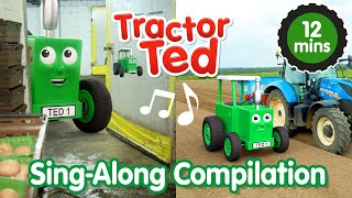 Sing With Ted On The Farm 🚜  Tractor Ted SingAlong Compilation 🎶  Tractor Ted Official Channel [upl. by Duj]