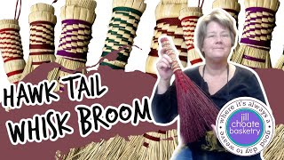 BROOM MAKING HAWK TAIL WHISK BROOM DIYbroom broommaking brooms turkeywing [upl. by Yuri]