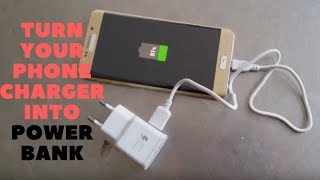 DIY How to Make a Power Bank using old Mobile Phone Charger Homemade [upl. by Ettenuj]