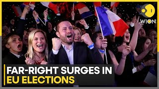 EU election results Farright parties in France Italy Germany and Austria on top  WION [upl. by Adieren]