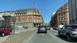 Driving In Denmark 🇩🇰 Copenhagen Capital Of Denmark Downtow 4k UHD 60fps [upl. by Niwrad8]