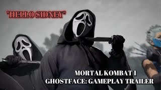 Mortal Kombat 1 Khaos Reigns  Official Ghostface Gameplay Trailer Playstation PC amp Xbox [upl. by Madigan327]