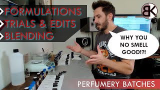 Perfumery Blending Trial Batches Formulations and Reformulations [upl. by Llertnad]