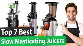 Best Masticating Juicer  Top 7 Reviews 2023 Buying Guide [upl. by Olinad810]