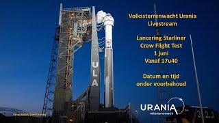 LIVESTREAM  SCRUB Lancering vd eerste bemande Starliner [upl. by Peck]