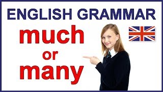 When to use quotmuchquot and quotmanyquot  English grammar lesson [upl. by Jerman]