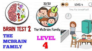 Brain test 2 The McBrain Family level 4 solution or walkthrough [upl. by Fairfax]