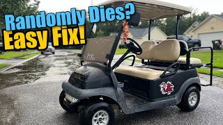 How To Fix A Club Car Golf Cart that Randomly Dies While Driving  MCOR Replacement [upl. by Aunson]