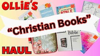 Christian Books Haul amp More  Ollie’s  Giveaway [upl. by Assilym]