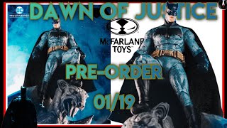 McFarlane Toys DC Multiverse BATMAN VS SUPERMAN Dawn Of Justice Action FigurePreorder [upl. by Ahseinod]