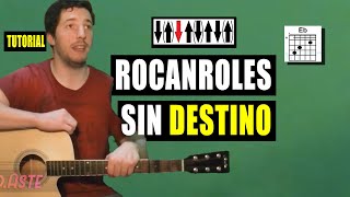 Rocanroles sin destino  Callejeros  Tutorial en guitarra acústica [upl. by Ueihttam]