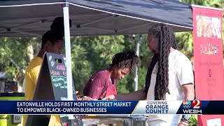 Eatonville holds first monthly street market to empower Blackowned businesses [upl. by Theresa307]