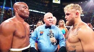 Anderson Silva Brazil vs Jake Paul USA  BOXING fight HD [upl. by Toma]