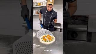 Pesto amp Jumbo Shrimp neapolitan pizza with recipe🍕🦐🍃🔥pizza cooking recipe shorts [upl. by Okeim610]