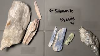 Mineral Identification  Sillimanite and Kyanite [upl. by Langham]