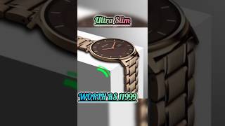 UNBOXING WORLDS SLIMMEST WATCH VERY EXPENSIVE WORTH RS 11999 himankgargvlogster watchshort [upl. by Etom981]