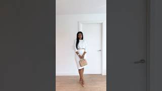 How To Style White Black To Work  Workwear Styles  workoutfit autumnoutfits fashiontrends [upl. by Enelrahs977]