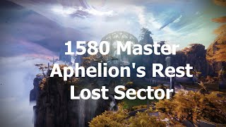 1580 Master Aphelions Rest Lost Sector  Season of the Risen [upl. by Bohi]