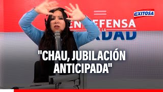 🔴🔵quotChau jubilación anticipadaquot Cecilia García califica de quotnegocioquot la nueva reforma de pensiones [upl. by Adamo]