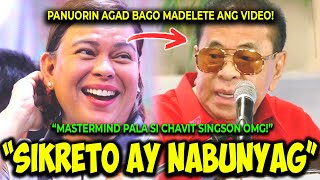 KAKAPASOK LANG NABUKING NA CHAVIT SINGSON INAMIN NA SI SARA ANG NAGPANALO KAY BBM WALA UTANG LOOB [upl. by Rudwik]