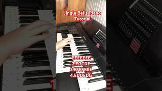 Jingle bells piano easy tutorial [upl. by Annyahs872]