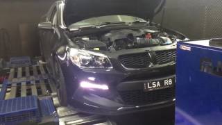 HSV Maloo dyno beforeafter interchiller [upl. by Ylera]