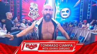 Tommaso Ciampa Entrance  WWE Monday Night Raw January 08 2024 [upl. by Mcquillin902]