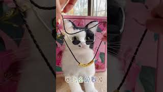 New Work Needle Felted Cat Big Boss  Needle Felting ASMR  Needle Felting Cats [upl. by Ahsinut]