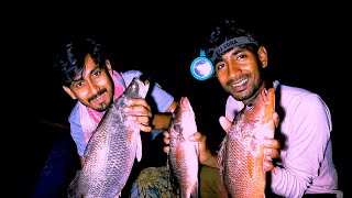 রাতে লাল সাদা সব ধরনের ভেটকি মাছ ধরলাম ANDAMANHUNTERS [upl. by Rebmit]