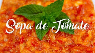 ¡Descubre la Deliciosa Sopa de Tomate Andaluza 🍅  Receta Tradicional Rápida y Reconfortante 👍 [upl. by Natrav]