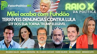 Ciro denuncia Lula Novo Petrolão  Milei acaba com o Fundão  STF dos EUA torna Trump elegível [upl. by Mathew]