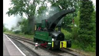 Dubs Tank Crane 4101 Foxfield Steam Railway 170711 3 of 5 [upl. by Aiseneg356]