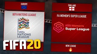 10 LEAGUES AND TOURNAMENTS WE ALL WANT IN FIFA 20 [upl. by Nie]