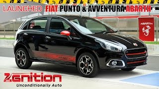 Fiat Punto Abarth amp Aventurra Abarth Launched in India  Special Feature  ZEEGNITION [upl. by Gridley]