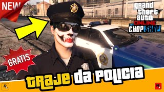 Como Conseguir o Traje da Policia no GTA 5 Online [upl. by Islean]