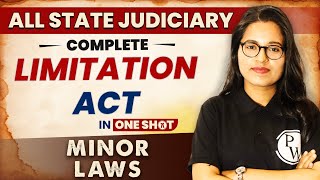 Limitation Act One Shot  Minor Law  All State Judiciary Exam [upl. by Barbey754]