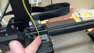 How to insert the filament into the nozzle ender3 S1 pro [upl. by Gwenore212]