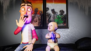 My Baby Caused a ZOMBIE OUTBREAK in Gmod [upl. by Brit]