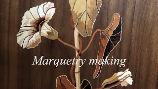 Marquetry making marquetry cabinet part 1 [upl. by Lobiv385]