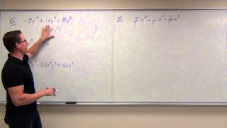 Intermediate Algebra Lecture 61 Factoring the Greatest Common Factor GCF [upl. by Gillian337]