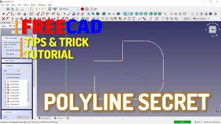 FreeCAD How To Polyline Tutorial For Beginner [upl. by Base]