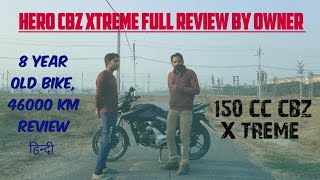 OLD HERO CBZ XTREME 150 CC FULL REVIEW BY OWNER 8 YEAR OLD [upl. by Maer892]