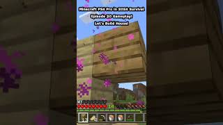 Minecraft PS4 Pro in 2024 Survival Episode 20 GameplayLets Build House [upl. by Yl905]