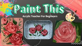 Easy Peony Painting For Beginners [upl. by Oderfigis761]