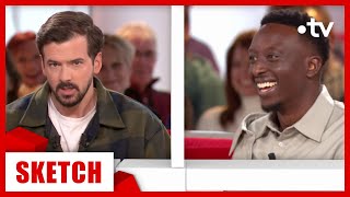 Ahmed Sylla mort de rire devant le sketch de Marc Antoine Le Bret Vivement Dimanche 14 janvier 2024 [upl. by Mariana432]