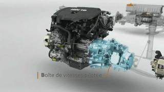 Technologie HYbrid4  moteur hybride diesel  PSA Peugeot Citroën [upl. by Ahs]