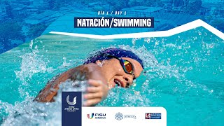 NATACIÓN  FISU America Games Cali 2024 Día 1 [upl. by Annuahsal585]